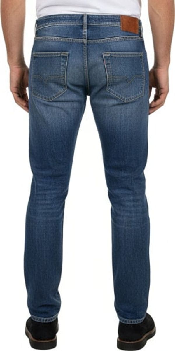 Jeans Uomo PT 05 - Slavato 5 Tasche - Denim Stretch Blu Chiaro Italiano MC12 in Jeans Couture - Sestu, commercioVirtuoso.it
