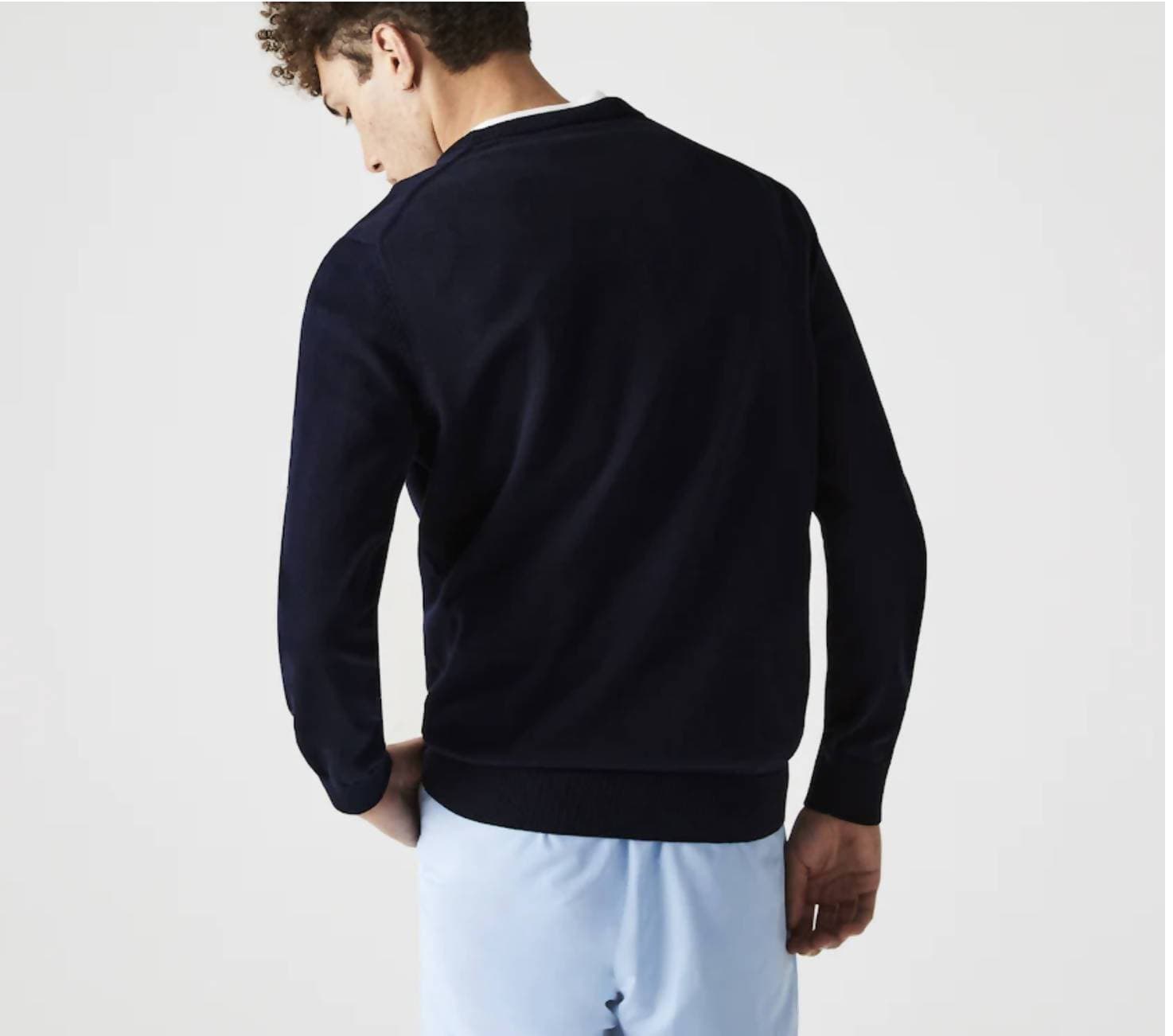 Lacoste Pullover Uomo Blu Girocollo 100% Cotone Organico Maglione Fashion Logo Coccodrillo Collo Rotondo in Maglioni Euforia - Bronte, commercioVirtuoso.it