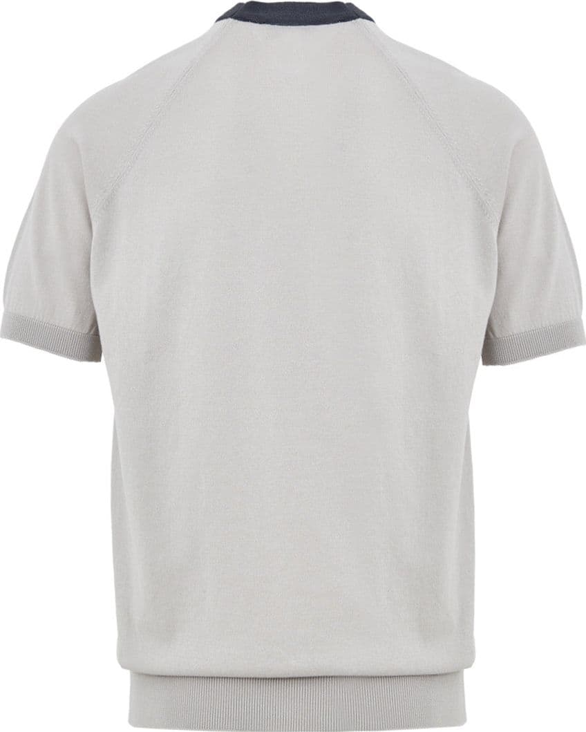 Gran Sasso Maglia Mezza Manica in Cotone Beige Chiaro da uomo in T-shirt Drestige - Casamassima, commercioVirtuoso.it