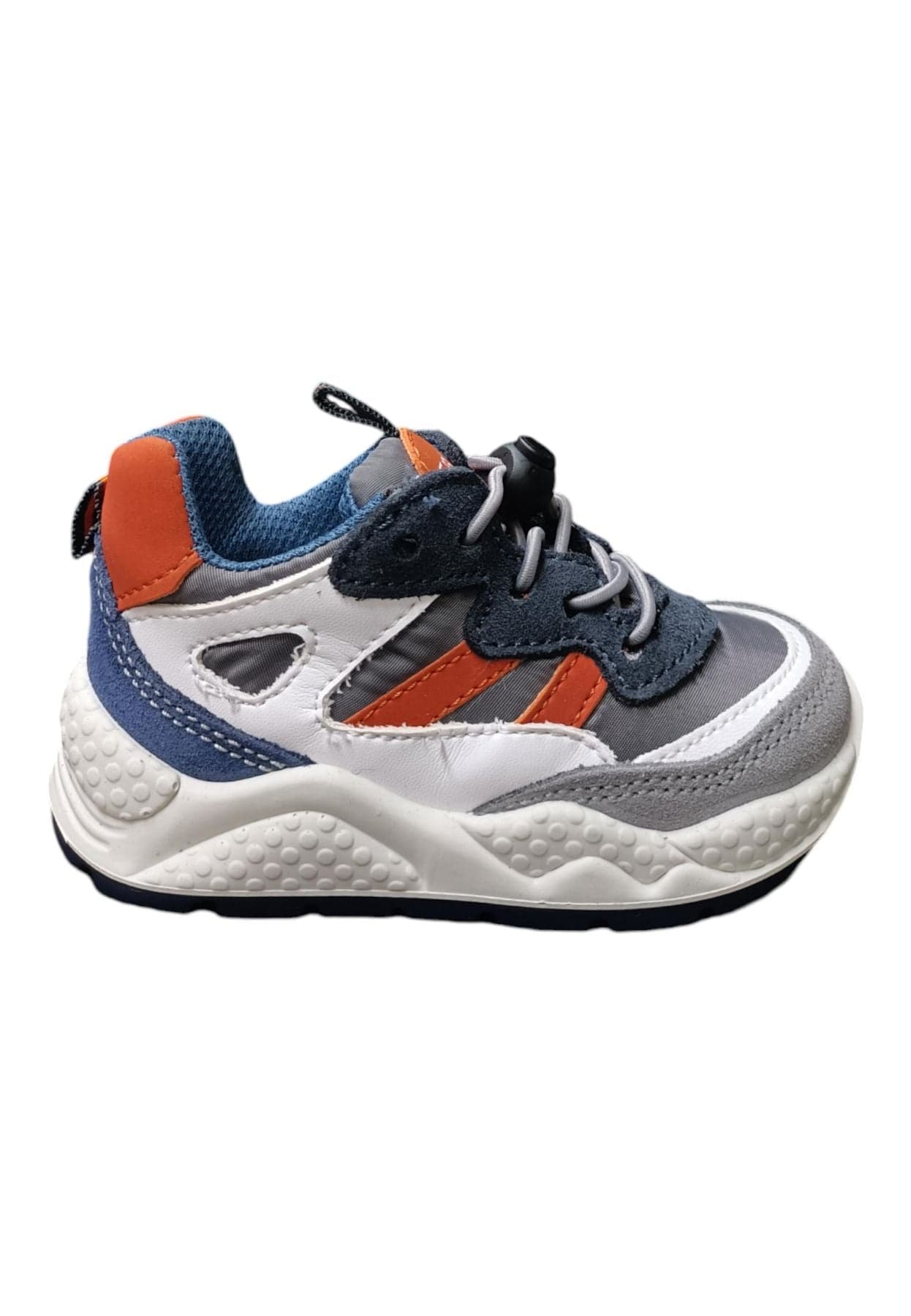 Scarpe sneakers Unisex bambini balocchi SPORT  blue-grigio-rosso-bianco laccio elastico con cursore - 6