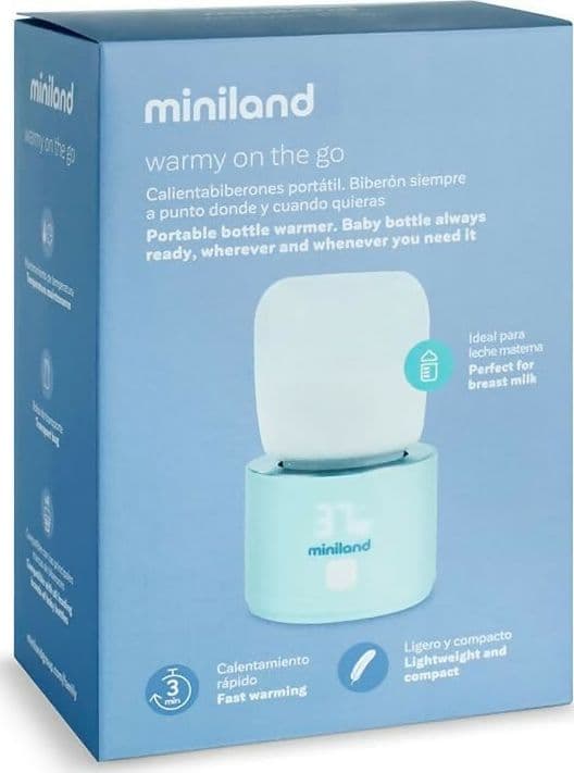 MINILAND Scaldabiberon Portatile Warmy On the Go, leggero e compatto, con adattatori per biberon in Scaldabiberon e cuocipappa Sanitaria Gioia del Bimbo - Villa San Giovanni, commercioVirtuoso.it