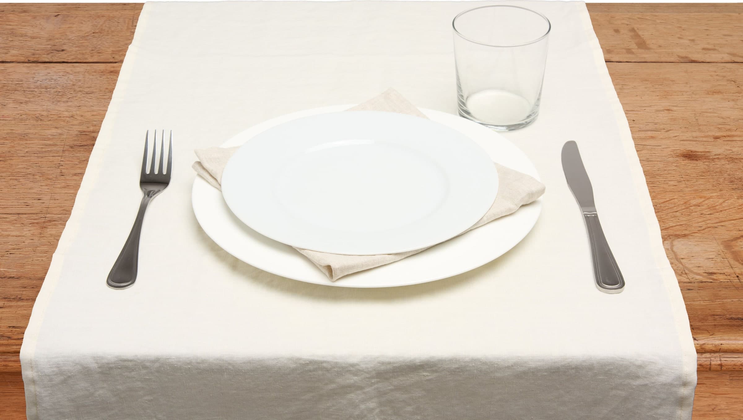 Runner da tavola in 100% puro lino lavato delavè stone washed morbido resistente elegante made in italy Avorio con Frou Frou Bordeaux in Runner Vanita di raso - Sesto San Giovanni, commercioVirtuoso.it