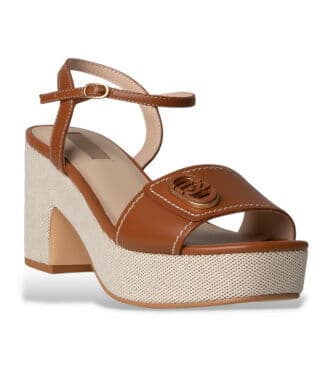 LiuJo Donna Sandali in pelle Cuoio in Scarpe col tacco Cantali Calzature - Randazzo, commercioVirtuoso.it