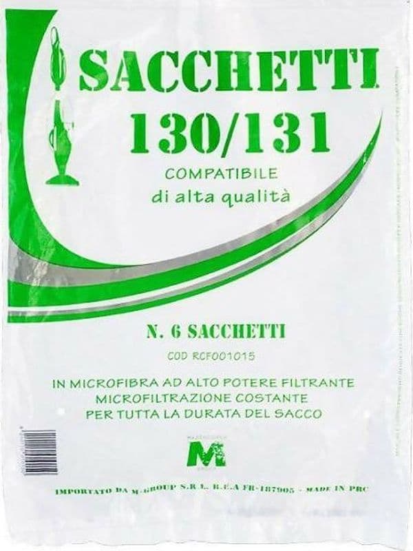 6 Sacchetti Compatibili in Microfibra per Vorwerk Folletto VK130 VK131 in Autocategorizzazione Elettromatica.eu - Amantea, commercioVirtuoso.it