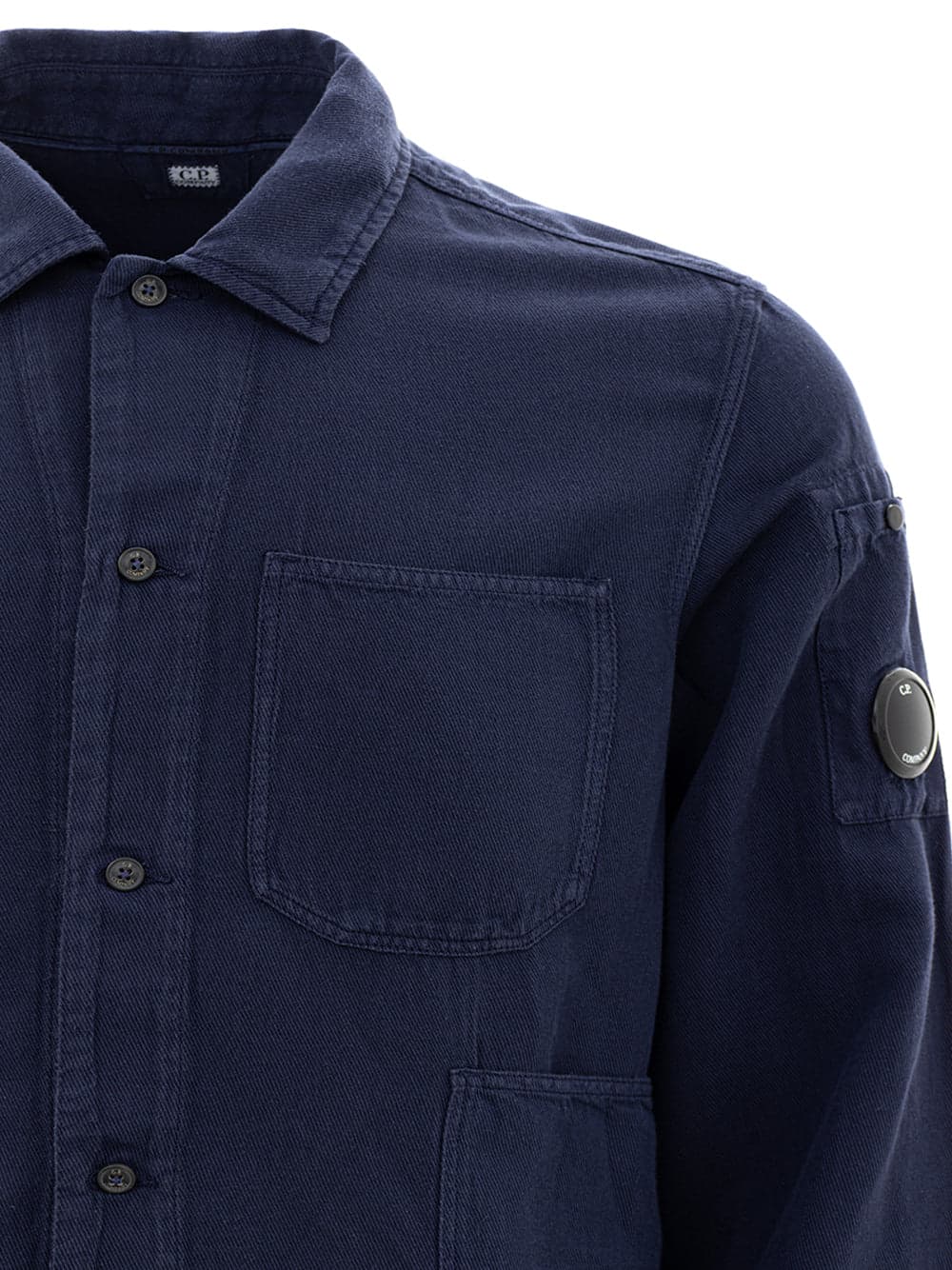 C.P. Company Camicia con Tasche in Misto Lino da uomo in Camicie casual Drestige - Casamassima, commercioVirtuoso.it