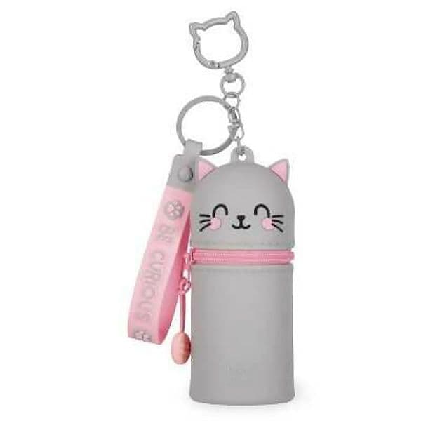 MINI KAWAII con zip ASTUCCIO in silicone KITTY legami GATTO portapenne TOMBOLINO in Astucci Cartoleria Deja Vu - Crotone, commercioVirtuoso.it
