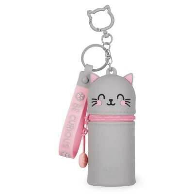 MINI KAWAII con zip ASTUCCIO in silicone KITTY legami GATTO portapenne TOMBOLINO in Astucci Cartoleria Deja Vu - Crotone, commercioVirtuoso.it