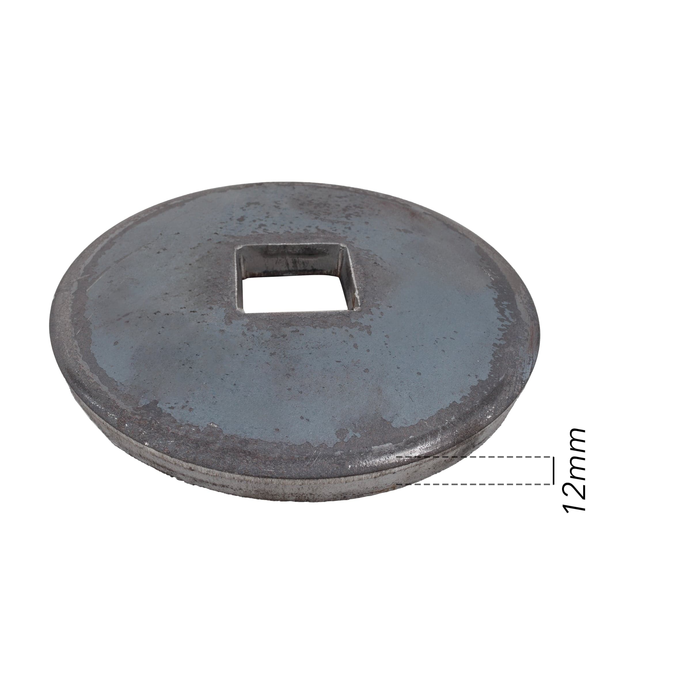 Flangia 145X12 foro quadro 31mm concava in Accessori per tubi GardenStore - Novellara, commercioVirtuoso.it