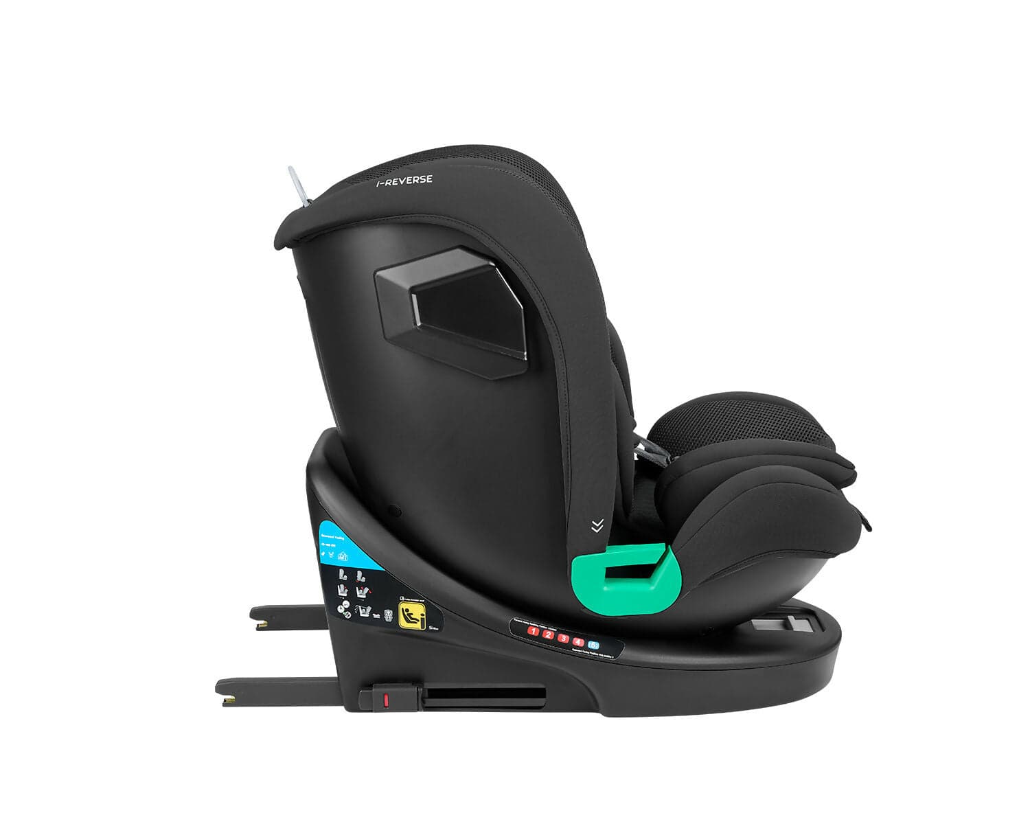 KIKKABOO Seggiolino Auto 40-150 cm i-Reverse i-SIZE Black - Seggiolino Auto con Base Isofix, Da 40 a 150 cm, Omologato ECE R129/03, Girevole A 360° E Reclinabile, Gruppo 0+/1/2/3 Da 0 A 12 Anni, Black, nero in Seggiolini auto Sanitaria Gioia del Bimbo - Villa San Giovanni, commercioVirtuoso.it
