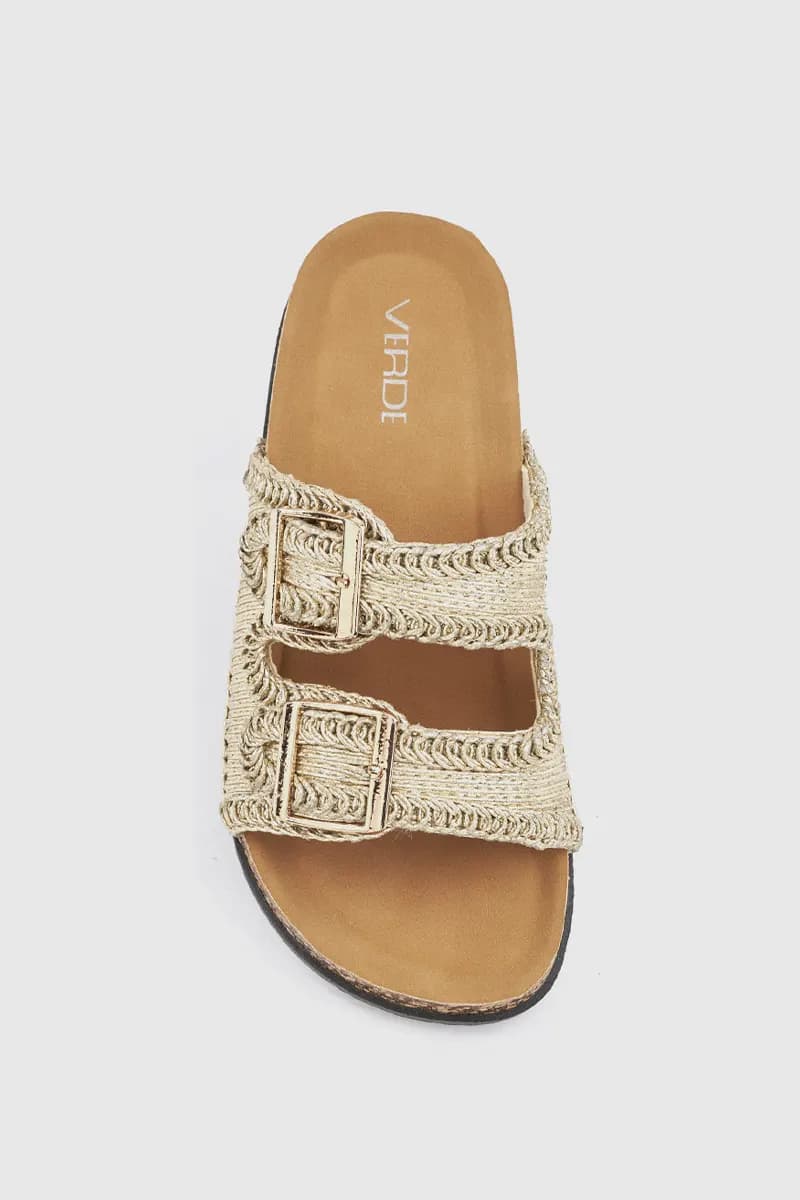 Ciabatte donna con fibbie | VERDE FASHION in prodotto You Store - Messina, commercioVirtuoso.it