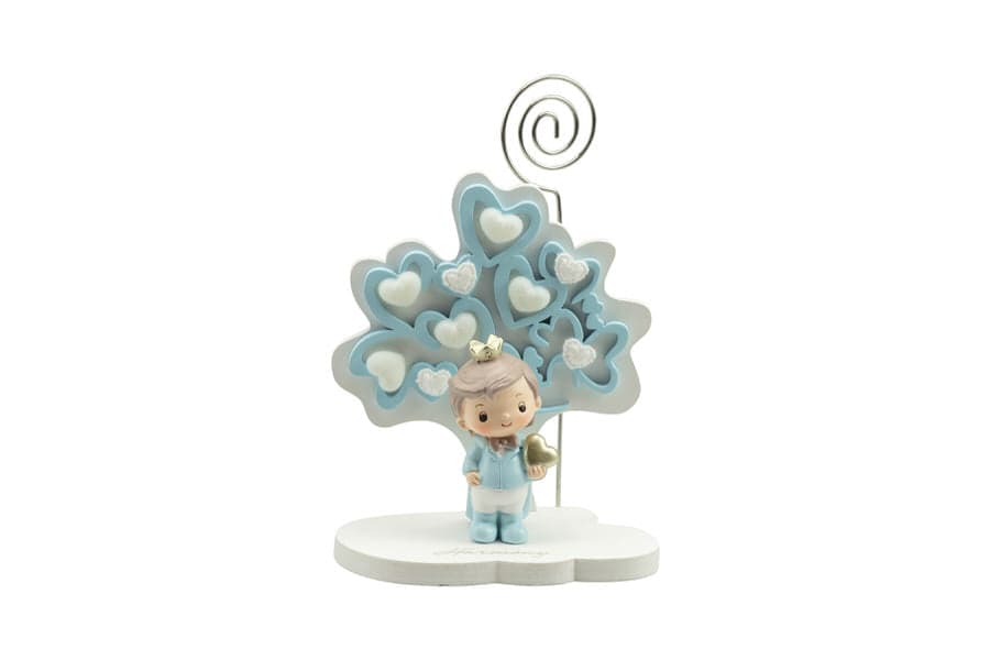 3 Pezzi Portafoto Albero della vita Nascita Bimbo cuori celeste piccolo con principe resina 3d con cuore oro in Foto props The King Luxury - San Marcellino, commercioVirtuoso.it
