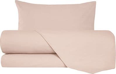 Completo letto lenzuola flanella caldo cotone 100% cotone Made in Italy ROSA in Set di lenzuola e federe Vanita di raso - Sesto San Giovanni, commercioVirtuoso.it