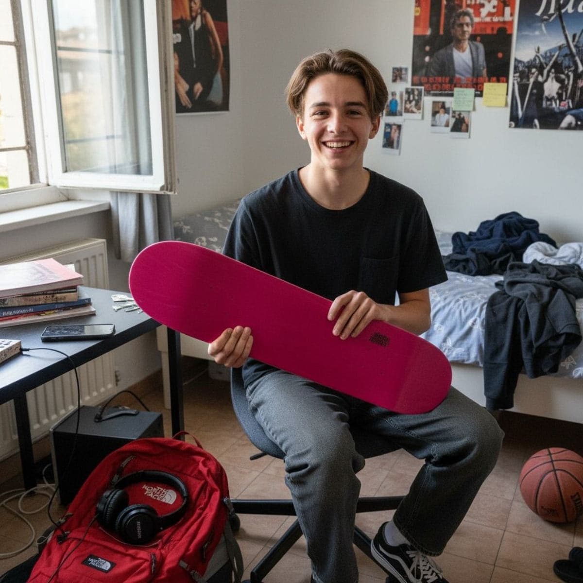 Skateboard Ghettoblaster Tavola Small Logo Fucsia 7.75"" in Skateboard Glad Store - Genova, commercioVirtuoso.it