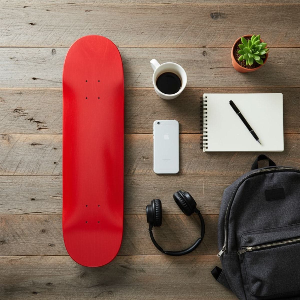 Tavola Skateboard  Deck Ghettoblaster Pregripped Small Logo  Red 8.25" in Skateboard Glad Store - Genova, commercioVirtuoso.it
