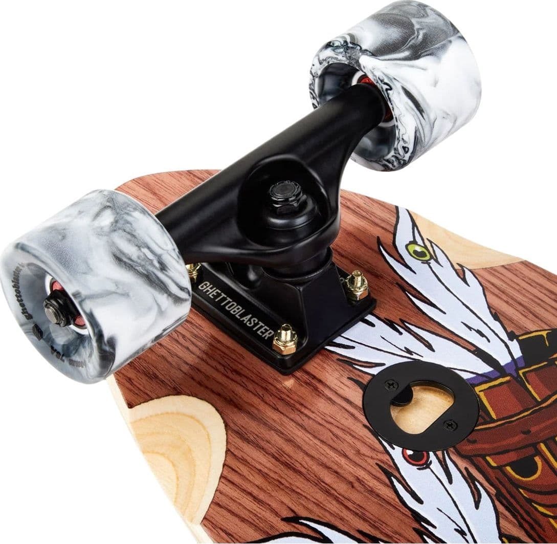 Skateboard Cruiser Ghettoblaster  Mogano Tki Totem Fish Tail  30" -9" in Skateboard Glad Store - Genova, commercioVirtuoso.it