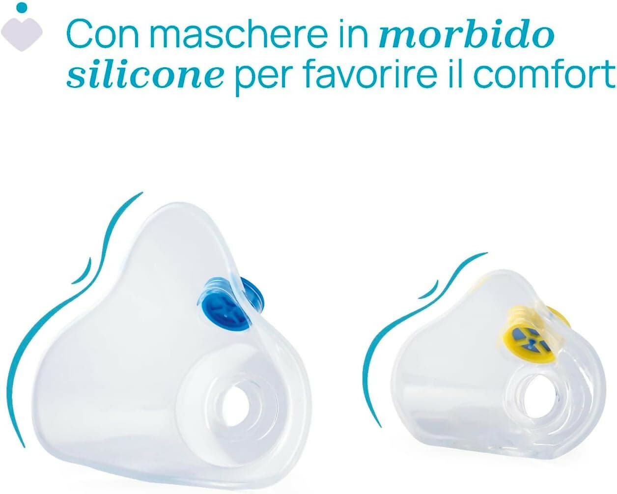 Chicco Aerosol Easy Breath Family, Aerosol a Pistone per Neonati Bambini e Adulti, Aerosol Portatile, Ultracompatto, con Due Mascherine Morbide ed Ergonomiche, Con Boccaglio e Forcella Nasale, 0 Mesi+ in Inalatori e aerosol elettrici Sanitaria Gioia del Bimbo - Villa San Giovanni, commercioVirtuoso.it