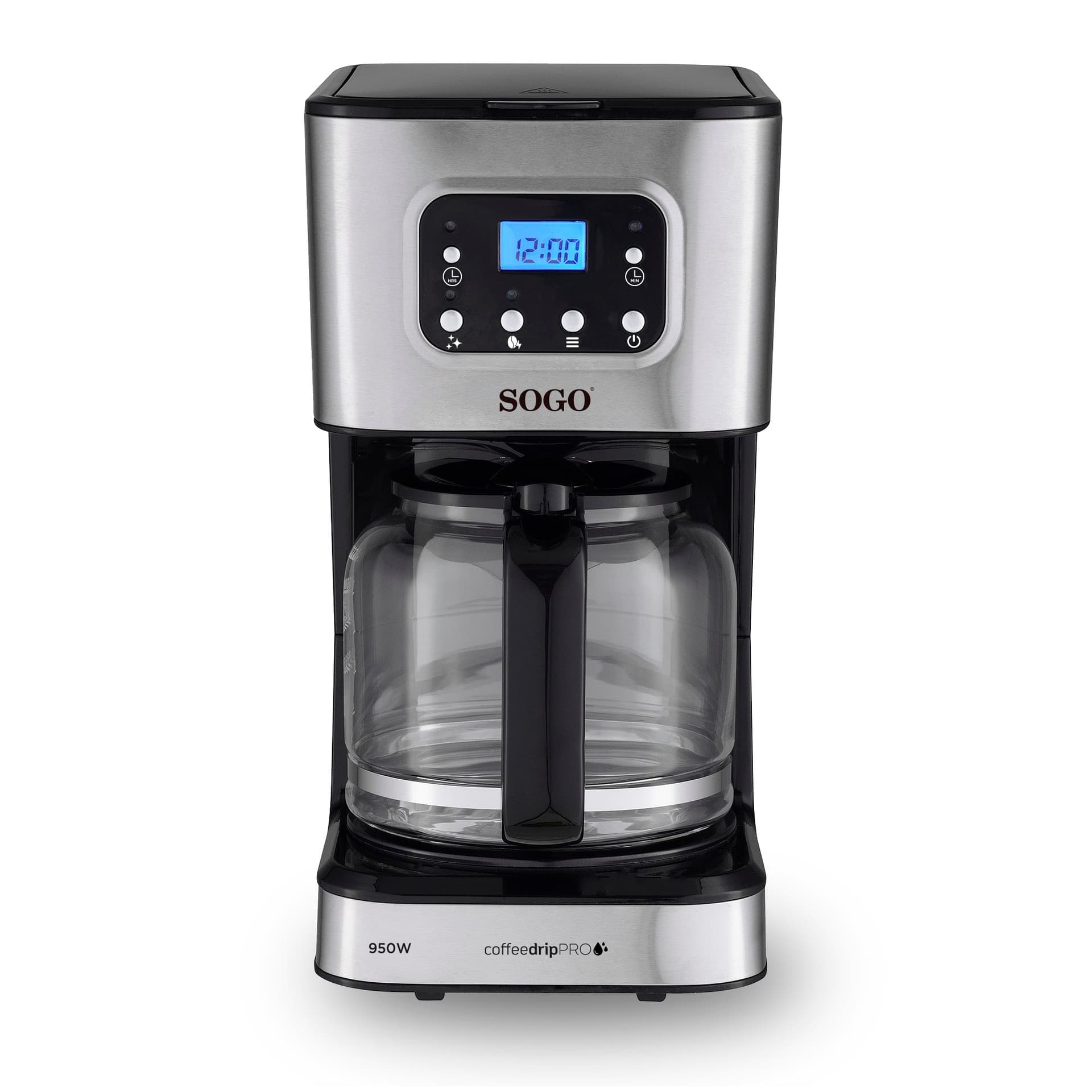 SOGO Macchina da caffè programmabile 1,5l - 12 tazze