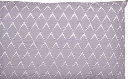 Completo letto lenzuola in cotone made in italy ROMBI GRIGIO in Set di lenzuola e federe Vanita di raso - Sesto San Giovanni, commercioVirtuoso.it