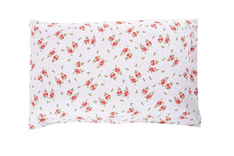 Completo letto lenzuola in cotone made in italy FIORELLINI ROSSI in Set di lenzuola e federe Vanita di raso - Sesto San Giovanni, commercioVirtuoso.it
