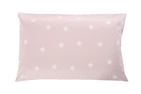 Completo letto lenzuola in cotone made in italy STELLINE BIANCHE SU FONDO ROSA in Set di lenzuola e federe Vanita di raso - Sesto San Giovanni, commercioVirtuoso.it