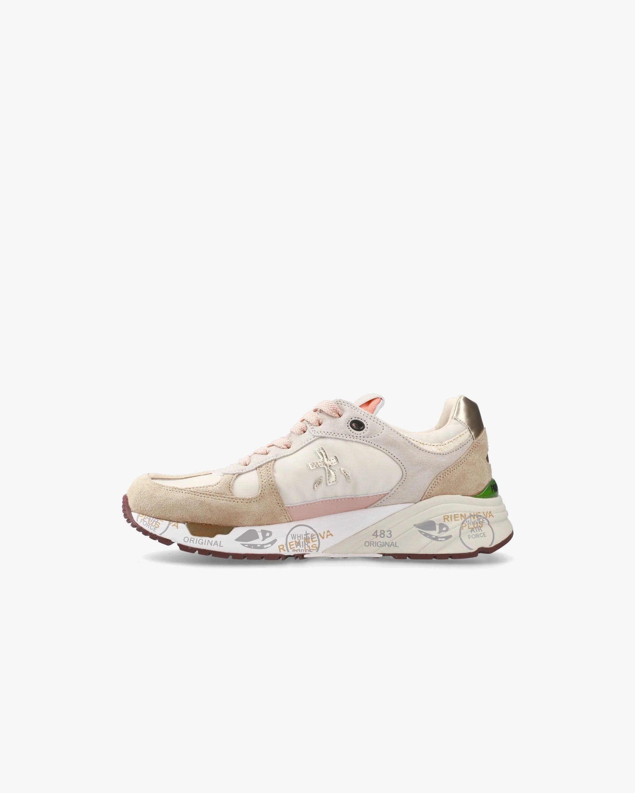 Premiata scarpa donna mod. Mased Beige in Sneaker casual Broadway Red - Barletta, commercioVirtuoso.it