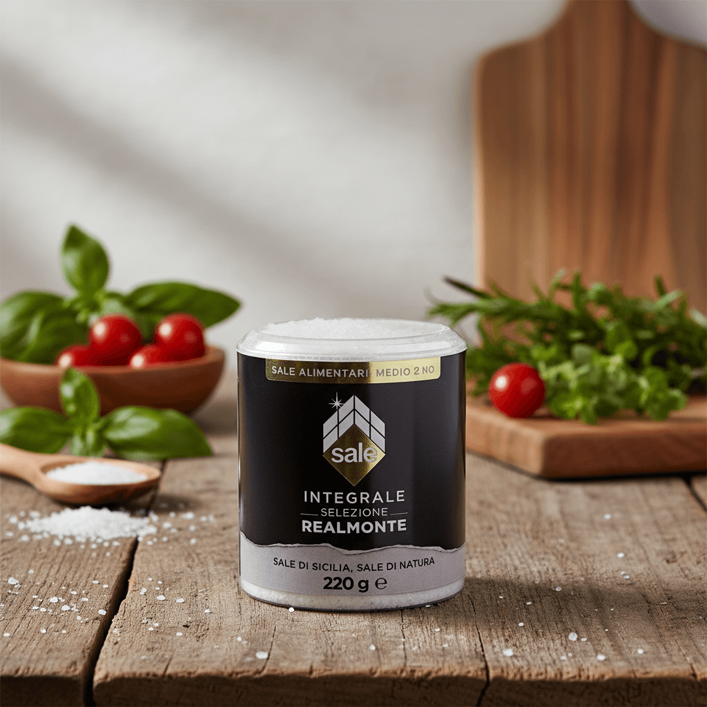Sale di Realmonte | Integrale di miniera | Medio fino | Sale di Sicilia | 220g in Sale da tavola Renda - Trapani, commercioVirtuoso.it