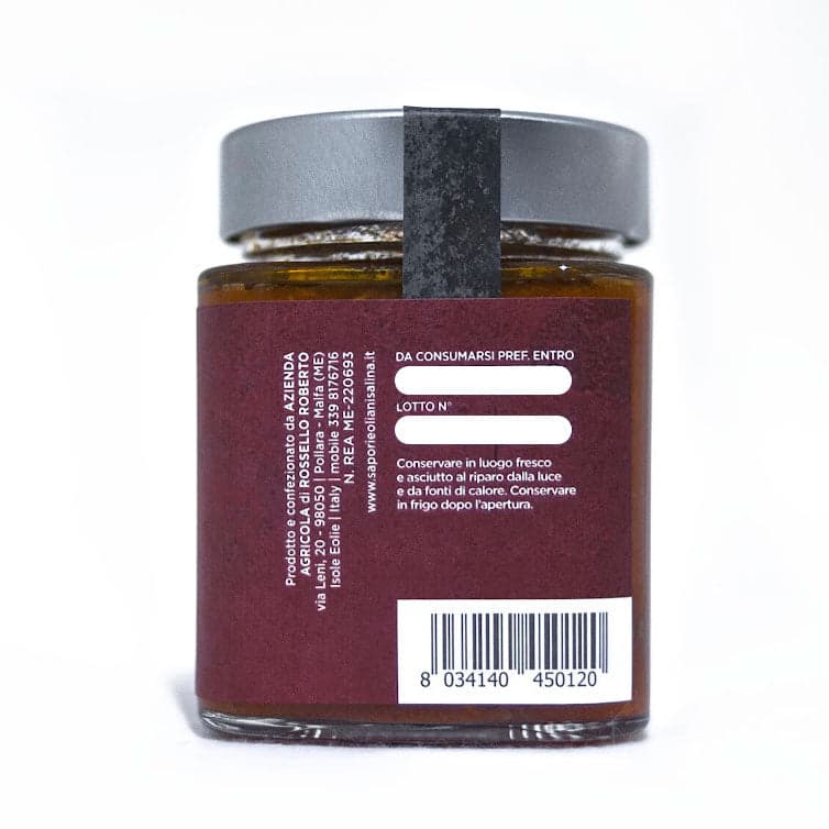 Sapori Eoliani - Salsa eoliana in olio extravergine di oliva 200 gr in Marinate Sicilya - Messina, commercioVirtuoso.it