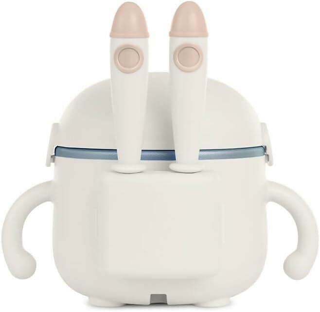MINILAND Warmy Food On The Go - Scalda Pappa Portatile da Viaggio e Scaldavivande, Kit Svezzamento, Display LED - Riscalda Pappe portatile, leggero e compatto, batteria ricaricabile, ventosa antiscivolo, forchetta e cucchiaio inclusi in Scaldabiberon e cuocipappa Sanitaria Gioia del Bimbo - Villa San Giovanni, commercioVirtuoso.it