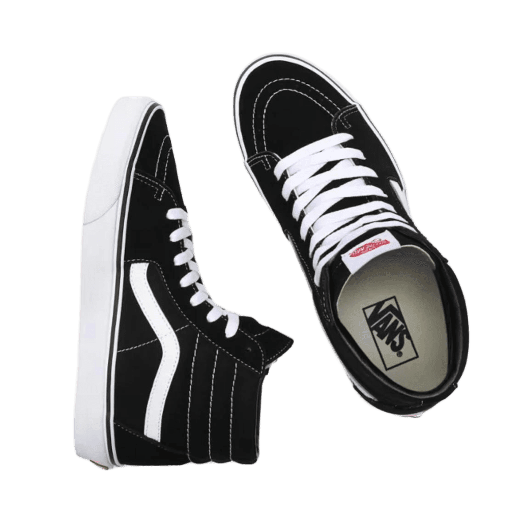 Scarpe sneakers Vans SK8 HI black white in Sneaker casual Glad Store - Genova, commercioVirtuoso.it