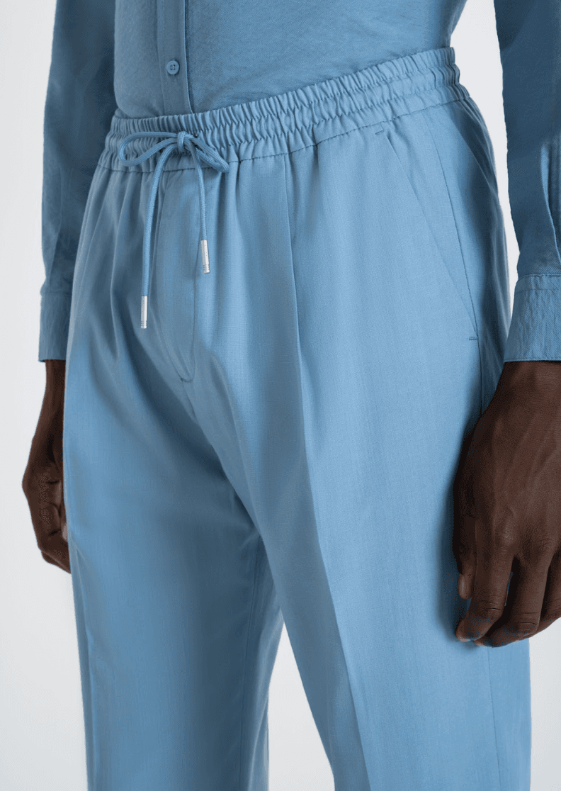 Pantaloni regular fit in misto cotone in Pantaloni Kanal 32 - Santa Maria di Licodia, commercioVirtuoso.it