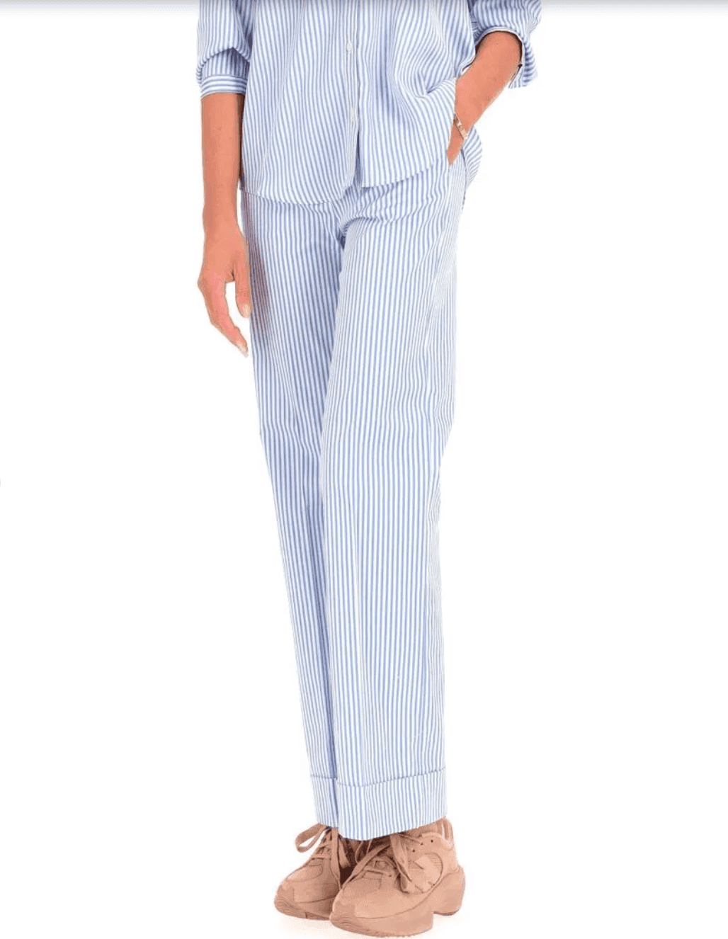 Pantalone Emme Marella mango riga in Pantaloni Kanal 32 - Santa Maria di Licodia, commercioVirtuoso.it