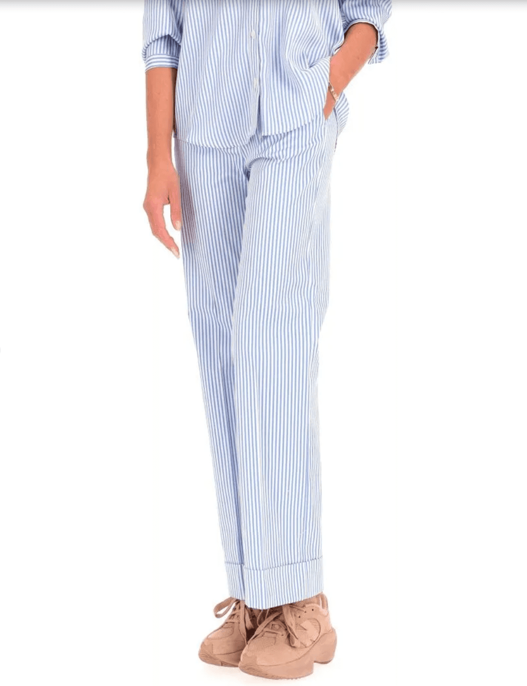 Pantalone Emme Marella mango riga in Pantaloni Kanal 32 - Santa Maria di Licodia, commercioVirtuoso.it