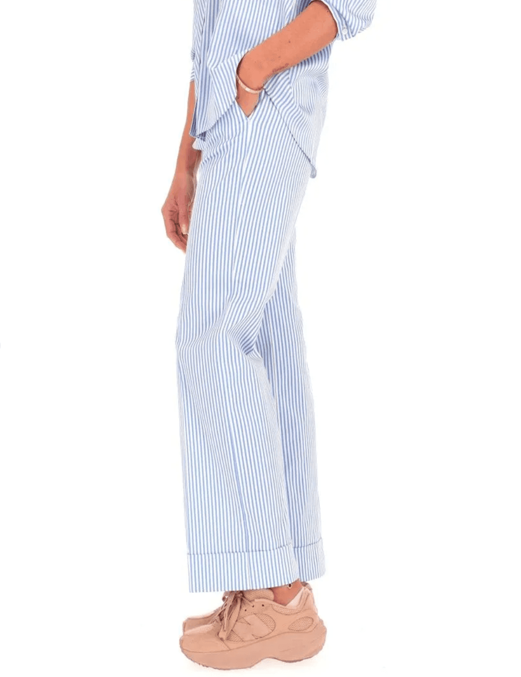 Pantalone Emme Marella mango riga in Pantaloni Kanal 32 - Santa Maria di Licodia, commercioVirtuoso.it