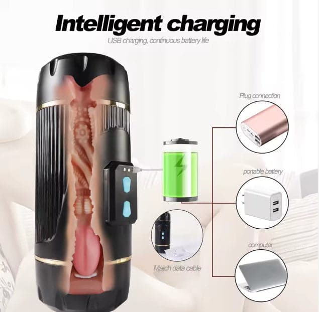 Juicy Lamour Kay Cup Masturbatore Vibrante – Ricaricabile USB, 7 Modalità Vibrazione, Soft-TPE, Impermeabile, Design Compatto 16 cm in prodotto Erosdom - Palmi, commercioVirtuoso.it