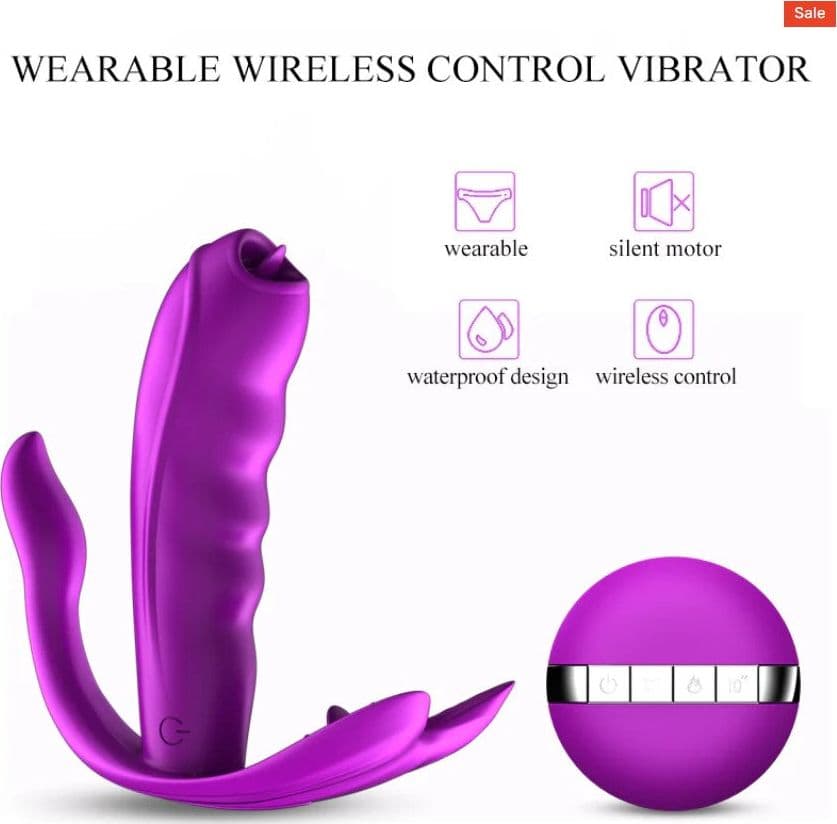 Vibratore Caldo Indossabile riscaldante viola telecomando 10 x 2, 9 cm circa in prodotto Erosdom - Palmi, commercioVirtuoso.it