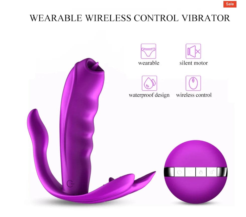 Vibratore Caldo Indossabile riscaldante viola telecomando 10 x 2, 9 cm circa in prodotto Erosdom - Palmi, commercioVirtuoso.it