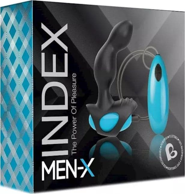 Plug Anale prostatico Men-X Index 10 X vibrazioni telecomando IPX7 USB in prodotto Erosdom - Palmi, commercioVirtuoso.it