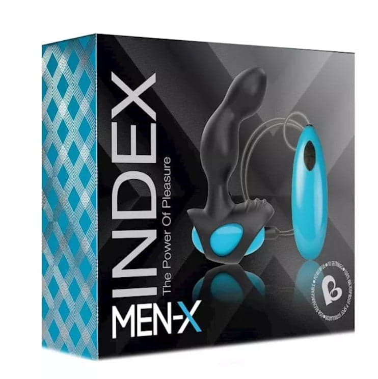 Plug Anale prostatico Men-X Index 10 X vibrazioni telecomando IPX7 USB in prodotto Erosdom - Palmi, commercioVirtuoso.it