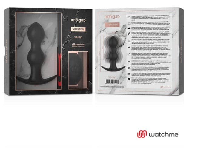 Premium Anal Plug Tiberio 7 modi telecomando orologio IPX7 telecomando USB in prodotto Erosdom - Palmi, commercioVirtuoso.it