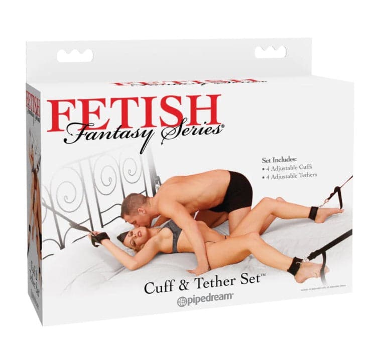Pipedream Fetish Fantasy Series • Bedroom Bondage Kit (Nero) in prodotto Erosdom - Palmi, commercioVirtuoso.it