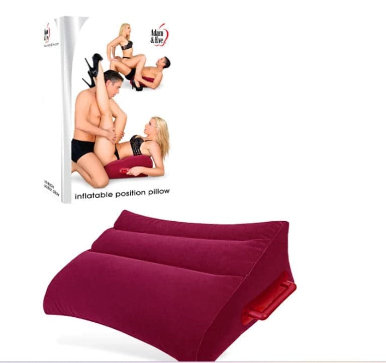 Adam & Eve Cuscino Gonfiabile per Posizioni 💜 con maniglie rosso impermeabile in prodotto Erosdom - Palmi, commercioVirtuoso.it