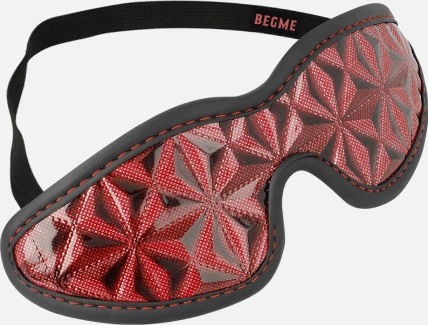 Mashera occhi Begme Fetish Games Premium Blind Mask pelle vegana PU bondage in prodotto Erosdom - Palmi, commercioVirtuoso.it