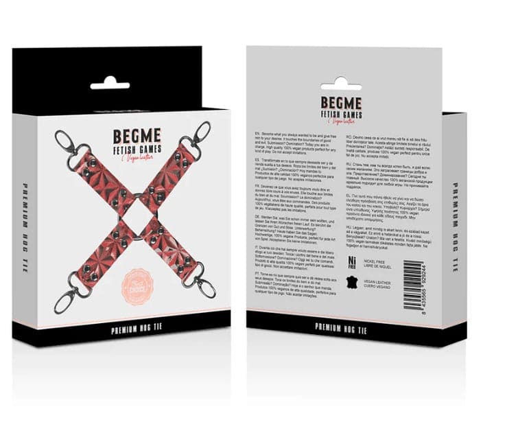 Begme Fetish Games Premium Hog Tie accesorio bondage in prodotto Erosdom - Palmi, commercioVirtuoso.it