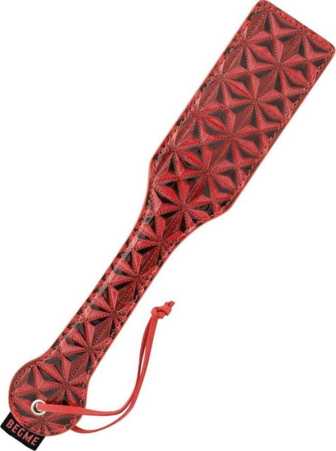 Sculacciatore paddle Diamond Begme Red spanking frustino sexy sadomaso rosso in prodotto Erosdom - Palmi, commercioVirtuoso.it