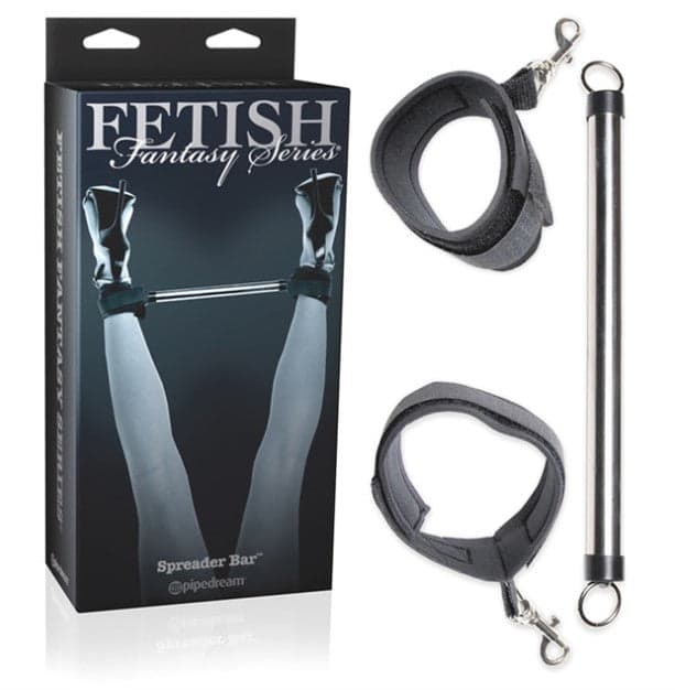 Barra divaricatrice bondage tubo 26 cm cavigliere sistema blocco BDSM fetish kit in prodotto Erosdom - Palmi, commercioVirtuoso.it
