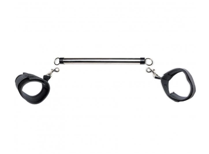 Barra divaricatrice bondage tubo 26 cm cavigliere sistema blocco BDSM fetish kit in prodotto Erosdom - Palmi, commercioVirtuoso.it