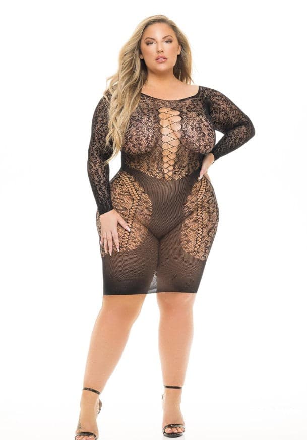 Pink lipstick Animal inside 2XL 3XL Plus one size sexy abitino leopardato in prodotto Erosdom - Palmi, commercioVirtuoso.it