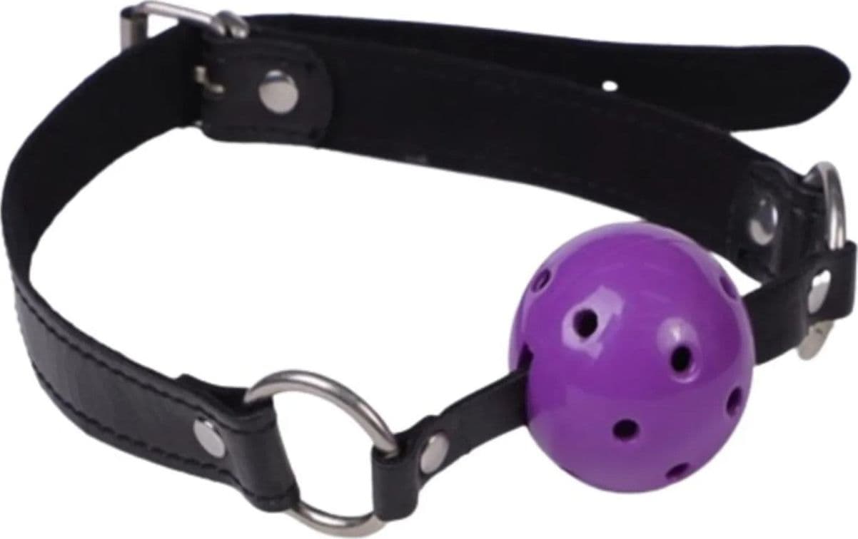 Mokko gag viola classica regolabile morso bondage fetish BDSM nero in prodotto Erosdom - Palmi, commercioVirtuoso.it