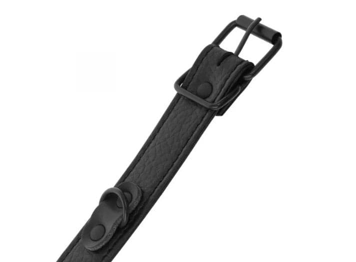 Manette Darkness donna regolabili nero bondage fetish BDSM pelle PU in prodotto Erosdom - Palmi, commercioVirtuoso.it