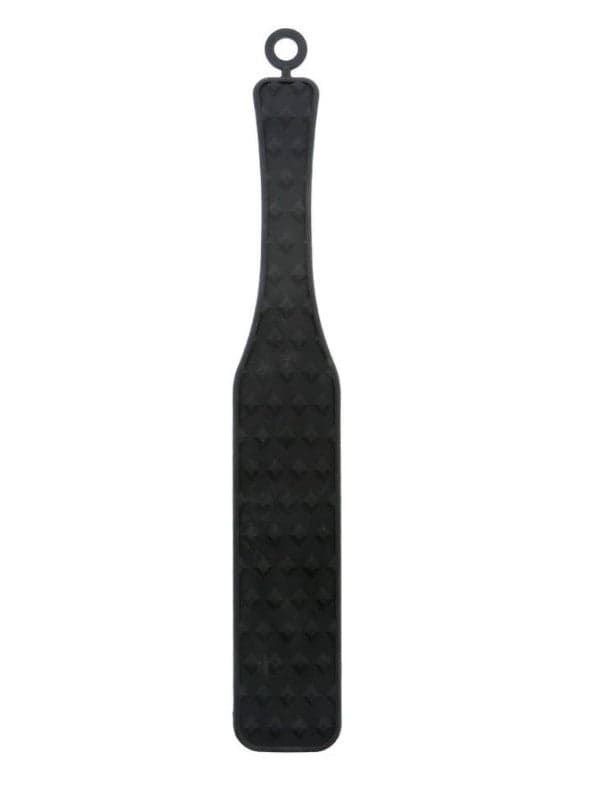 Sculacciatore Silicone Premium paddle nero Bondage BDSM Fetish Fetish in prodotto Erosdom - Palmi, commercioVirtuoso.it